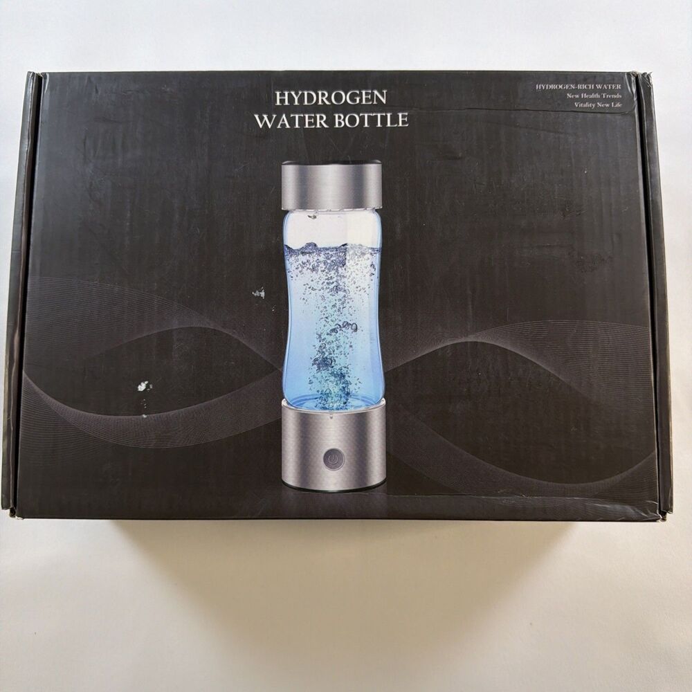 Hydrogen Water Bottle Generator 2 Pack 2025 w SPE/PEM Tech Water Ionizer